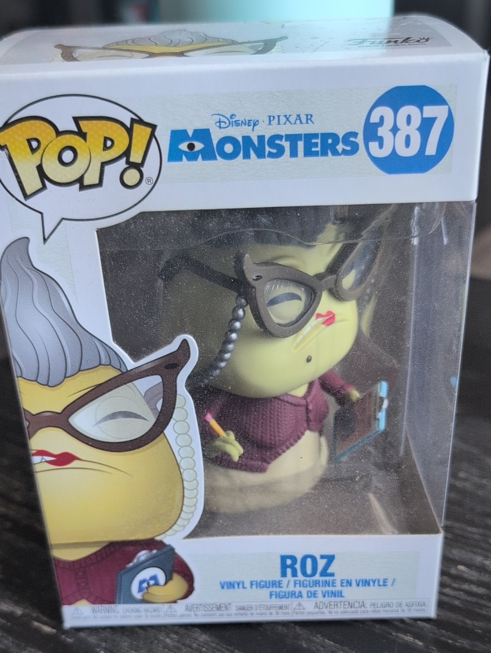 Funko Roz Vinyl Figure - Yellow & Purple